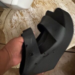 Melissa Black Wedge Shoes